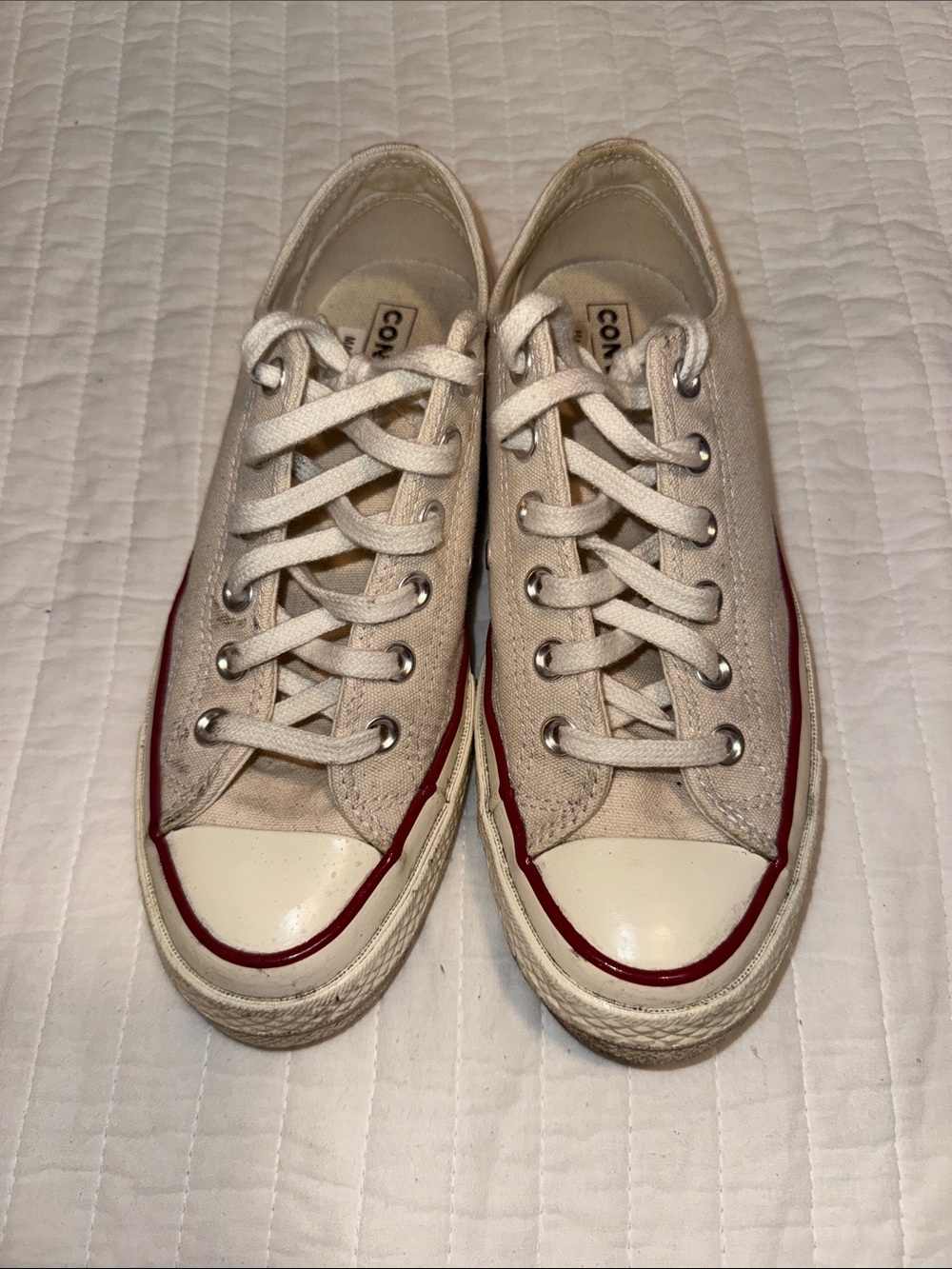 EUC Converse All Star 70’s Oxford Sneaker Color Parchment Size 6.5